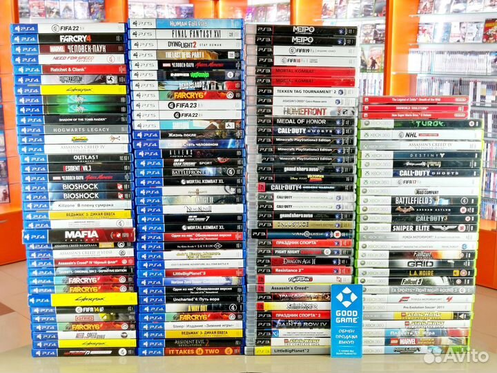 Игры PS3 PS4 PS5 Switch Xbox 360 - 04.08.2023