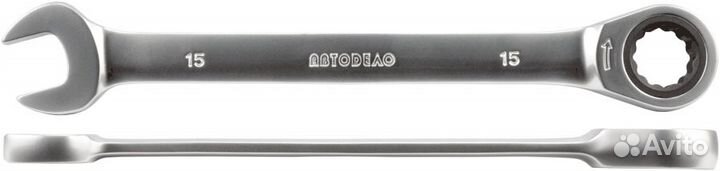 Ключ комбинированный трещоточный 15 мм 