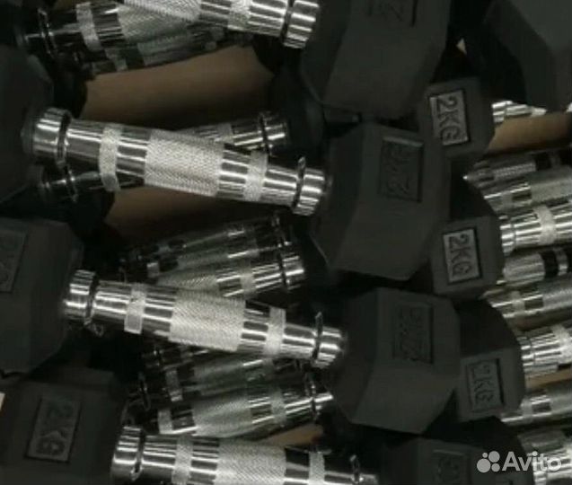 Гантели гексагональные