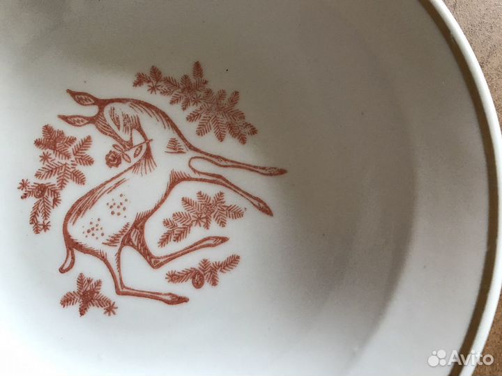 Тарелки СССР Хайтинский фарфор