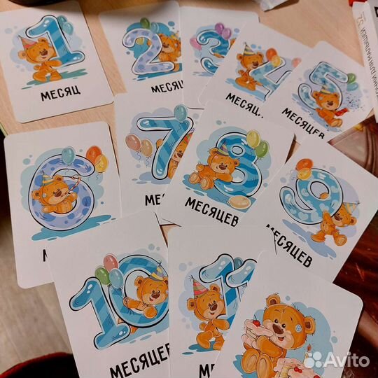 Новые карточки для фотосессии малыша (для мальчика