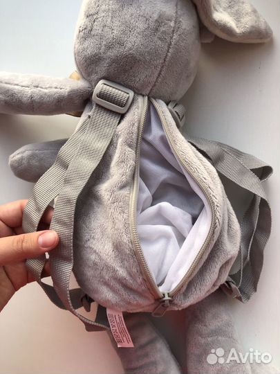 Детский рюкзак в виде зайчика