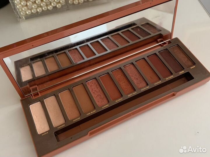 Палетка теней Urban decay Naked heat