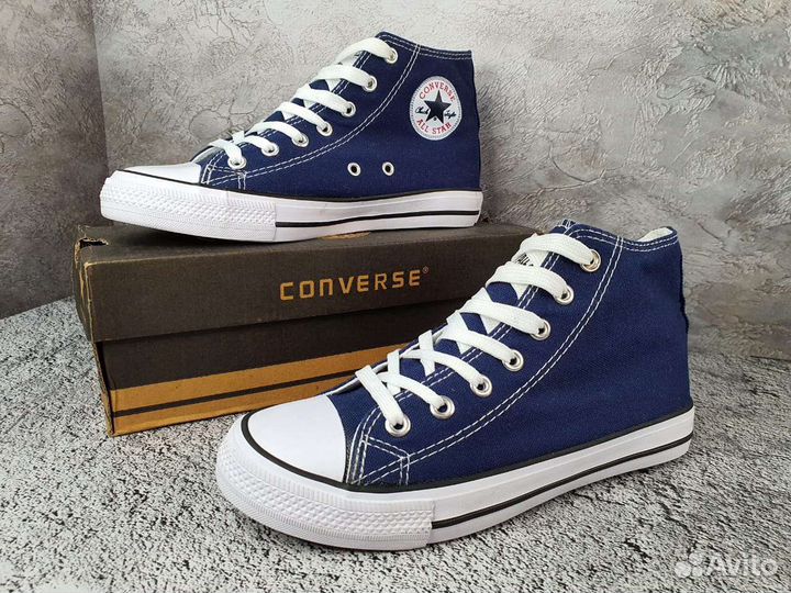 Кеды Converse высокие (35-41 люкс)