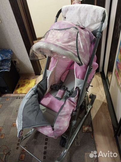 Детские санки коляска бу