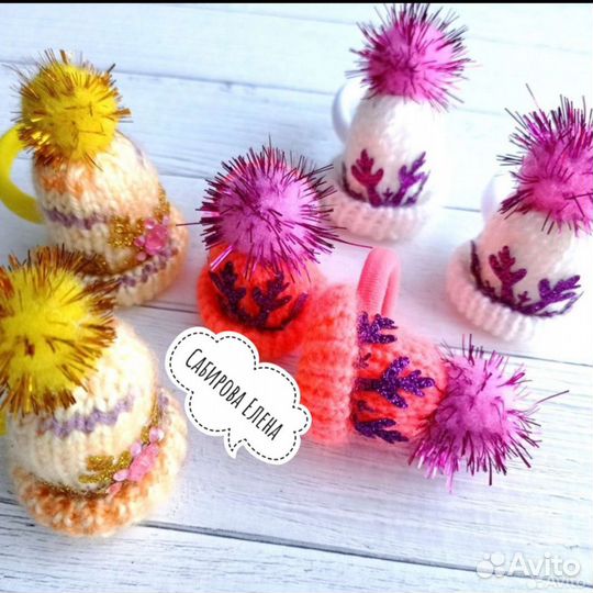 Резиночки - шапочки / зажим - локоны