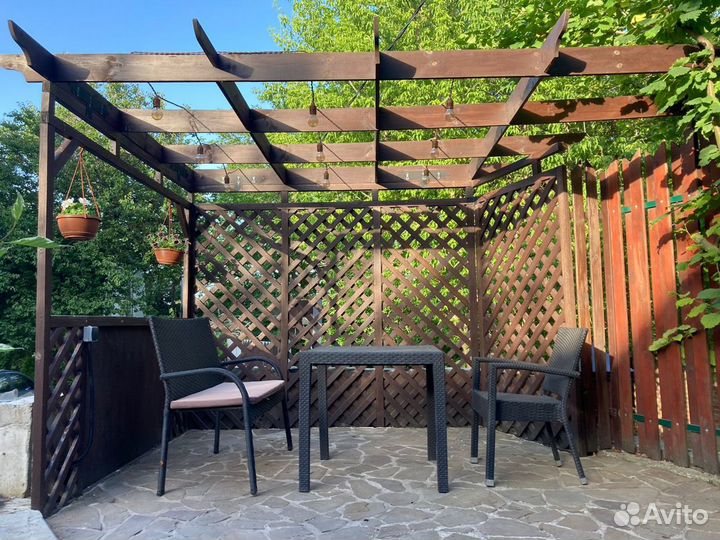 Шпалера деревянная, пергола и беседки на заказ