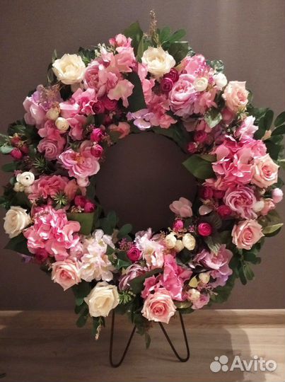 Траурный, ритуальный венок Премиум