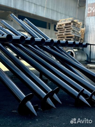 Сваи винтовые Монтаж