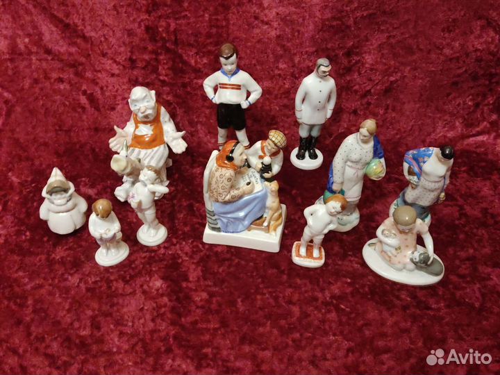 Фарфоровые статуэтки СССР лфз, ликбез с бабушкой