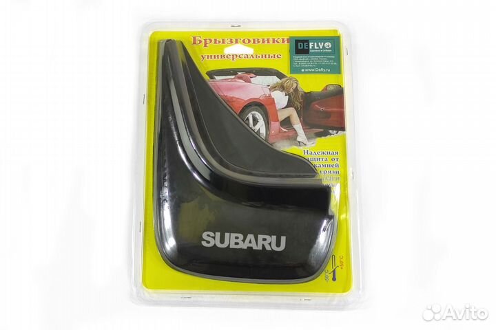 Брызговики универсальные Subaru черные