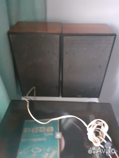 Электрофон вега 104 стерео, в рабочем состоянии