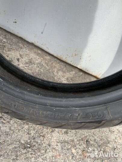 Резина на мотоцикл б/у