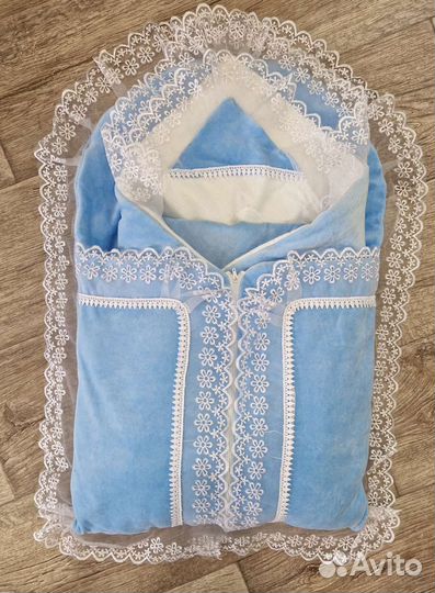 Конверт на выписку для мальчика весна осень