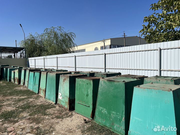 Мусорный контейнер металлический 0.75