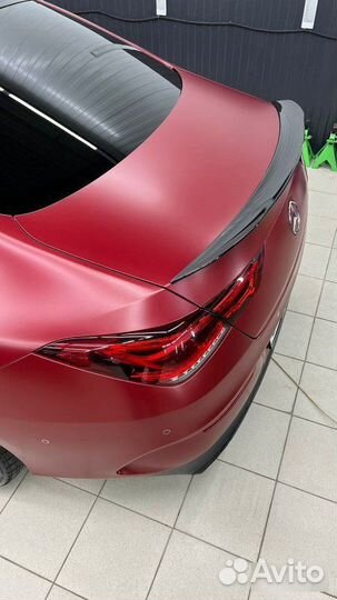 Спойлер черный глянец Mercedes CLA-class C118 цла