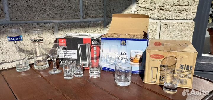 Бокалы и стаканы