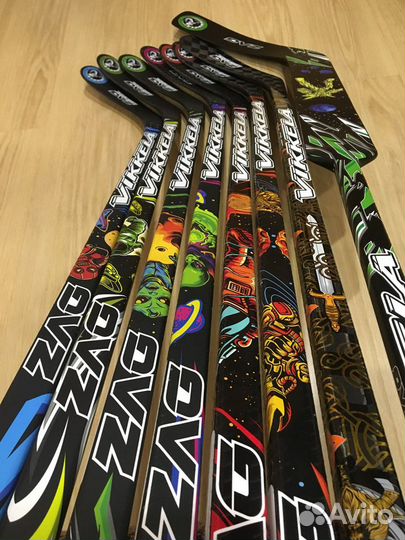 Финские профессиональные хоккейные клюшки Vikkela