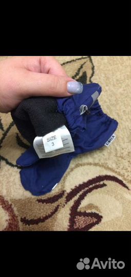 Варежки-краги на 3 года