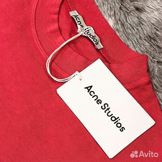 Футболка acne studios Mini Box-Logo Oversized