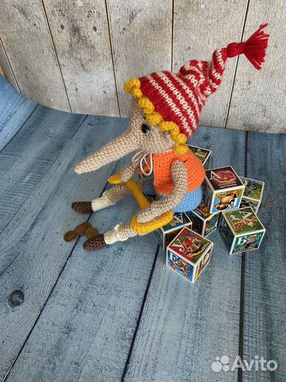 Буратино вязанный