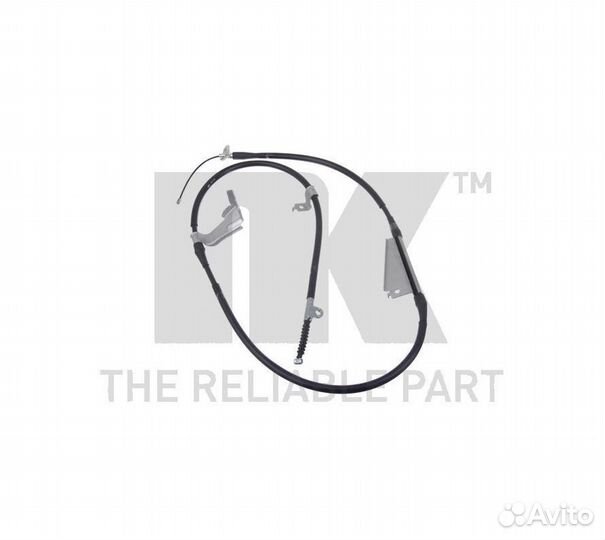 Трос ручного тормоза nissan navara 05- з