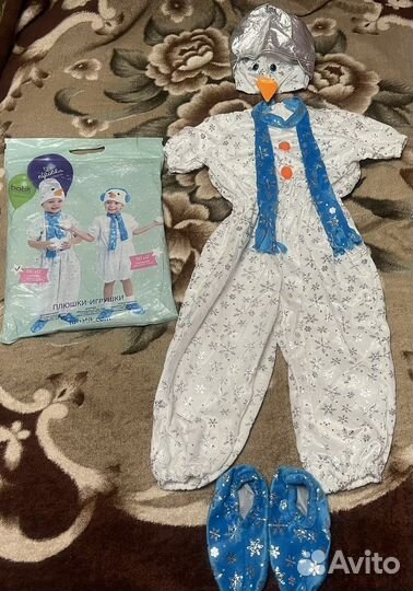 Новогодний костюм Снеговик 116