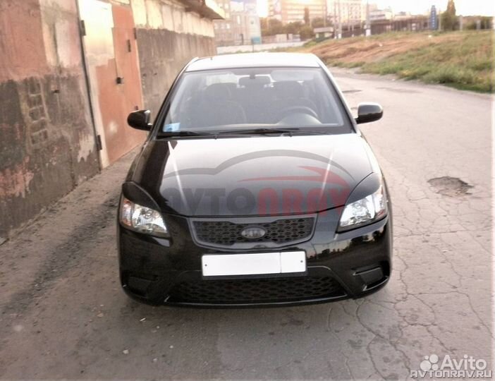 Реснички на фары для Kia Rio 2