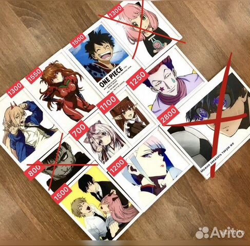 Аниме картина на стекле