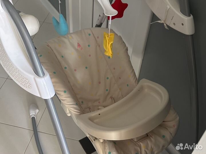 Электронные качели/ шезлонг от 2 мес до 1 года