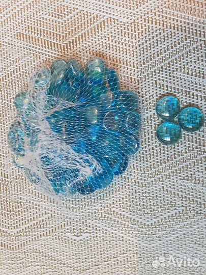 Стеклянные камешки для творчества и дизайна