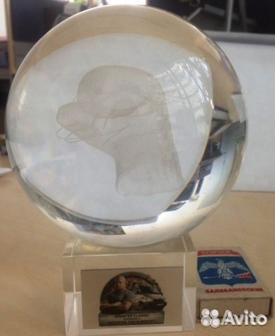 Стеклянный шар автографом Федора Емельяненко