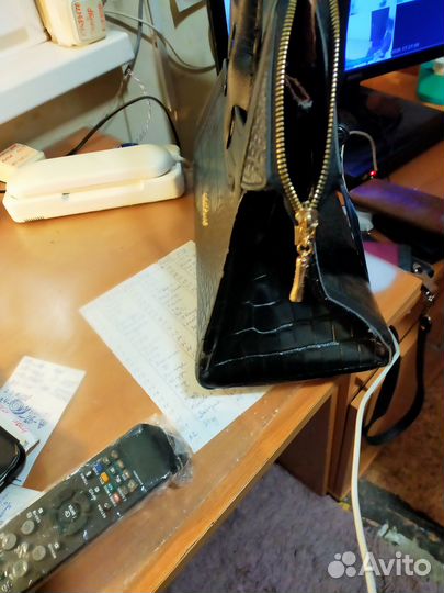 Сумка женская черная искусственная кожа новая
