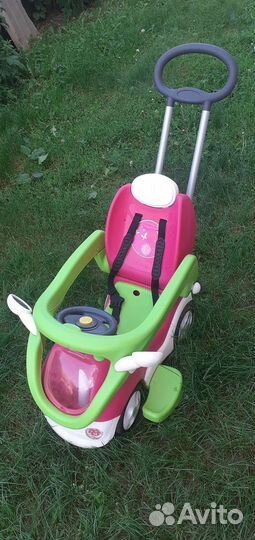 Детская машинка каталка с ручкой
