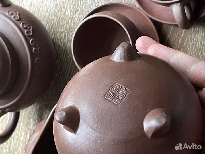 Чайный сервиз из исинской глины, 6 персон, Китай