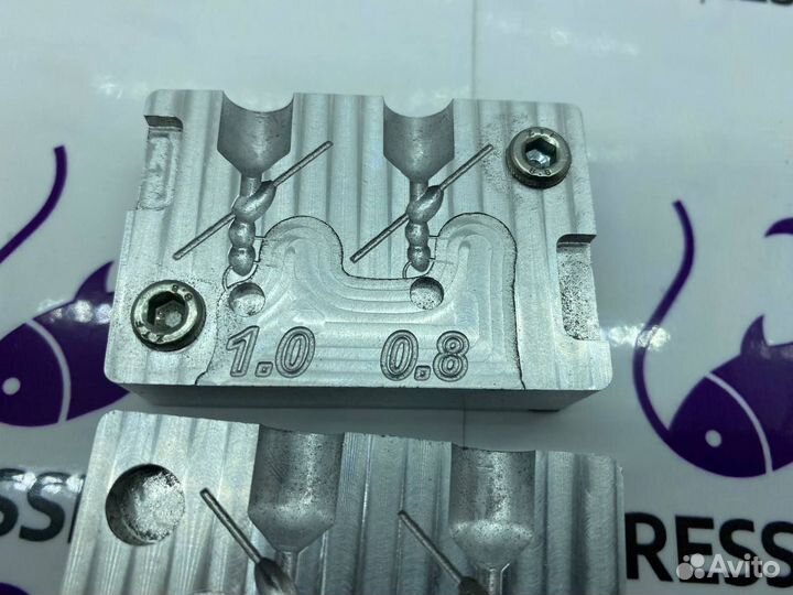 Форма чпу для литья мормышек (Муравей 3-х головый)