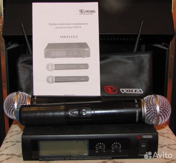 Микрофоны вокальные Volta 2ш US2 радио система Pro