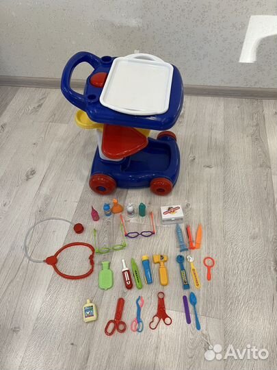 Набор доктора с тележкой/костюм доктора/ Больничка