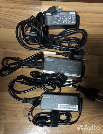 Блоки пит. HP, Lenovo. + Шнур. Рабочие