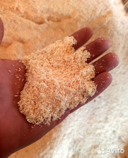 Опилки в мешках