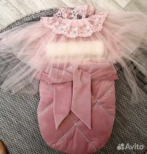 Конверт на выписку для девочки весна