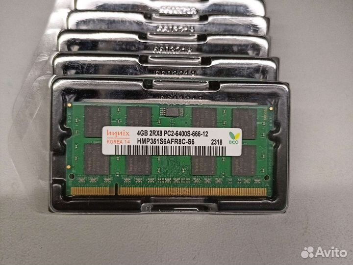 Новая память DDR2 4gb pc-6400 одной планкой