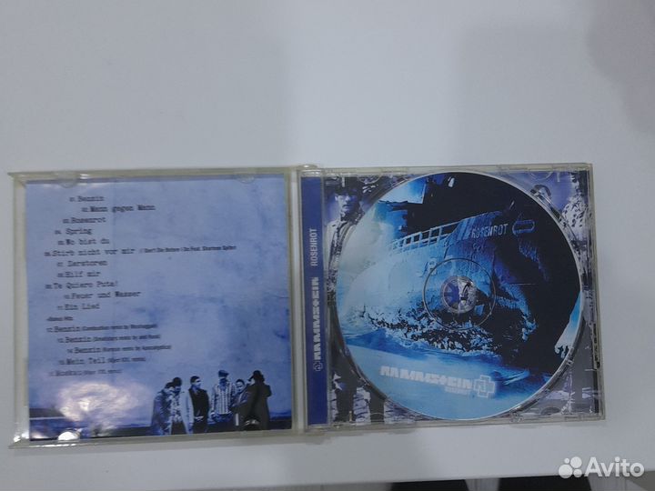 CD диск группы Rammstein-Rosenrot(2005)