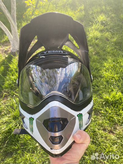 Шлем для мотоцикла кроссовый