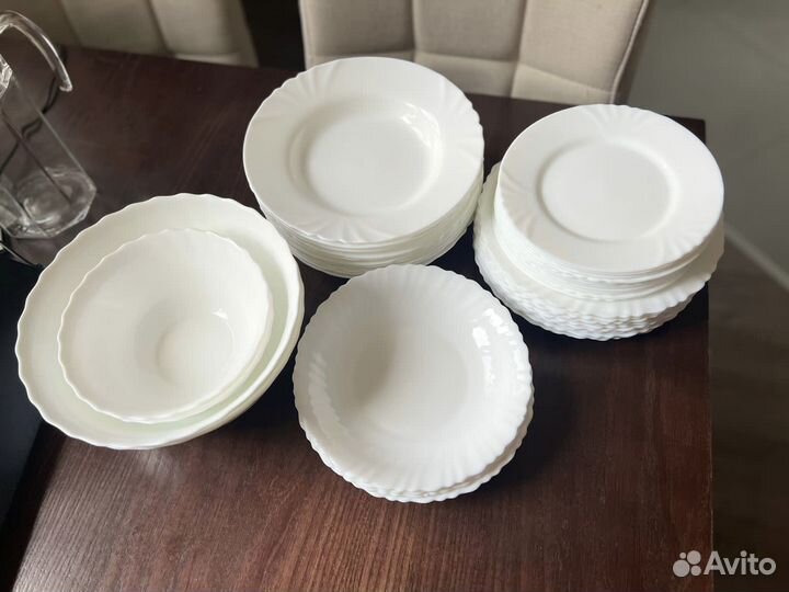 Набор посуды luminarc белый