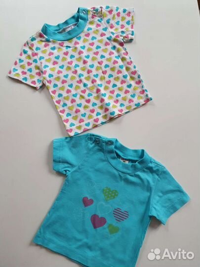 Футболки для малышки 56 р