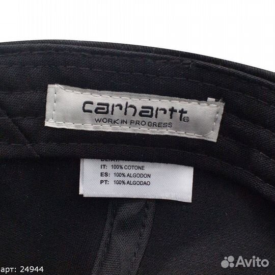 Кепка carhartt черная