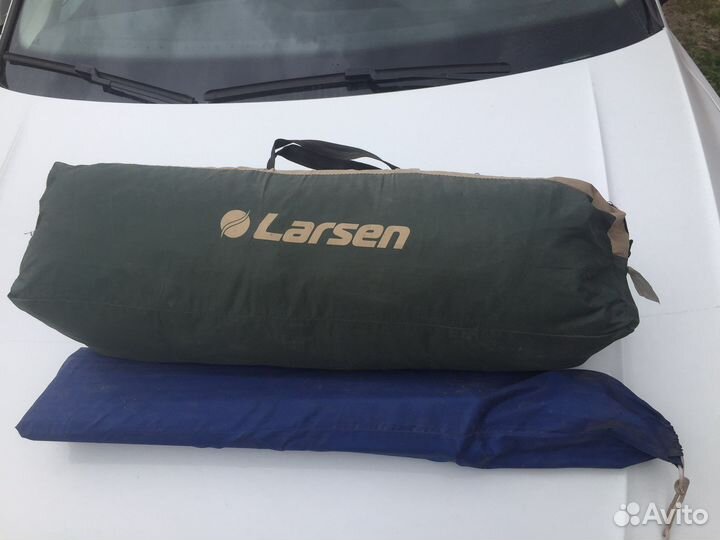 Палатка 4 местная с тамбуром larsen super 4