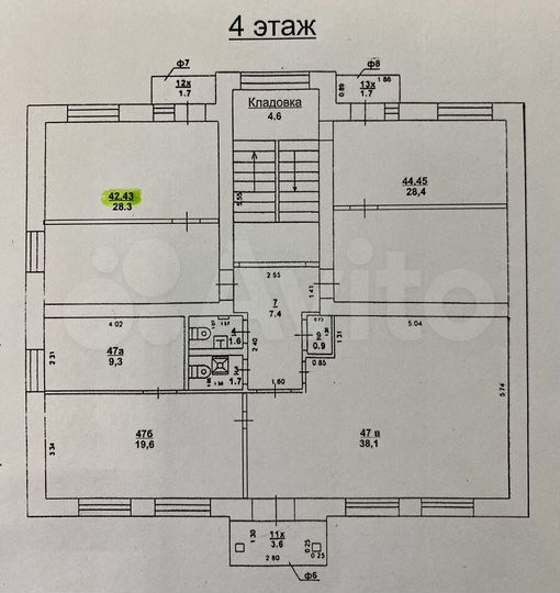 Офис, 30 м², 2 комнаты
