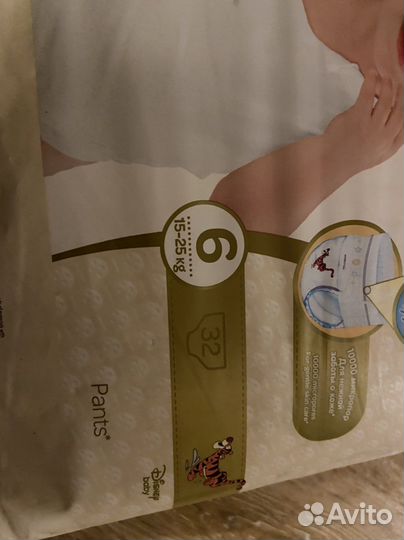 Подгузники трусики elite soft 6 (15-25 кг)